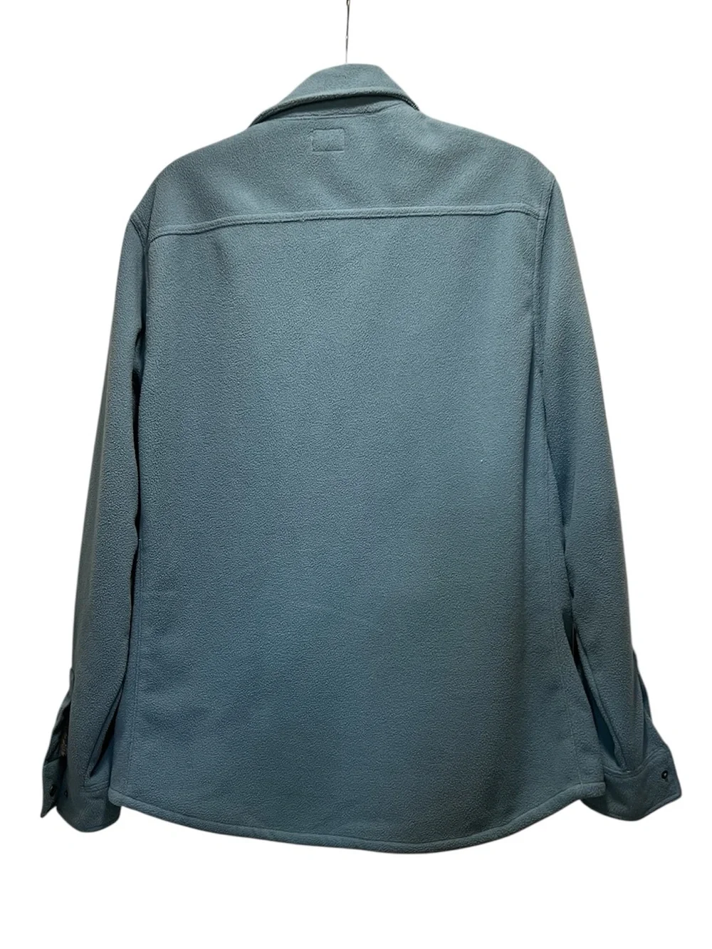 Faherty High Pile Fleece Lined Shirt Jacket In Koi Blue L